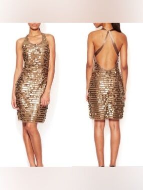 BCBG Maxazaria Iman Sequin Dress Size XS